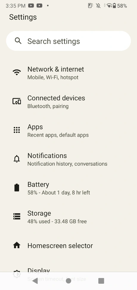 Open the settings menu and choose